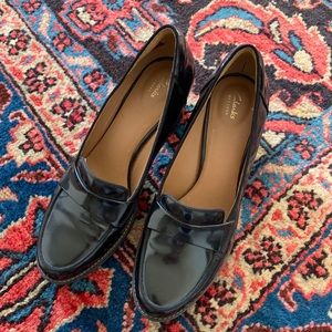 Clark’s Tahara Grace Penny Loafer Heel